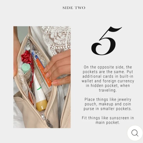 Denim Sash Bag - Picture 5 of 8